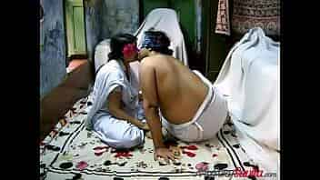 Indian Aunty Savita Acting As Young Girl Fucked By Her Lover In White Shalwar Suit video