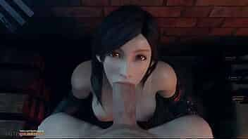 Bored & ignored Valetina Nappi fucks while playing vidoes games and cosplaying Tifa Lockhart from Final Fantasy VII video