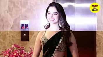 Tamanna bhatia super hot in blazing black video